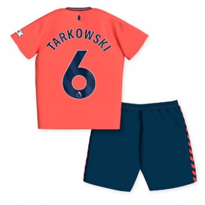Everton James Tarkowski #6 Udebanesæt Børn 2023-24 Kort ærmer (+ korte bukser)